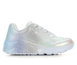 Skechers Street Athletics & Sneakers|Athletics & Sneakers>Girls' Little Kid & Big Kid Uno Lite Metallic Shimmers Sneakers