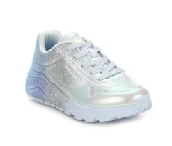 Skechers Street Athletics & Sneakers|Athletics & Sneakers>Girls' Little Kid & Big Kid Uno Lite Metallic Shimmers Sneakers