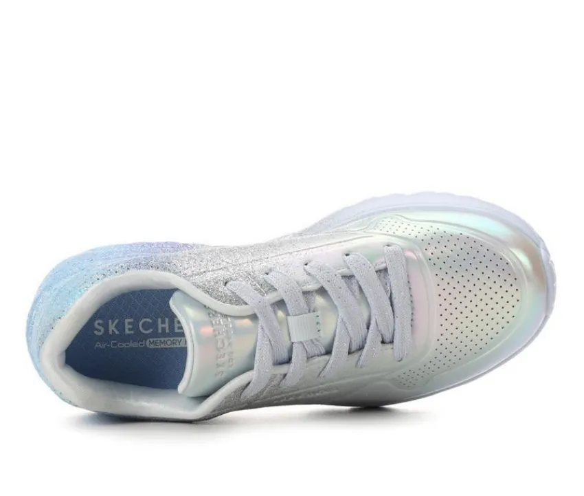 Skechers Street Athletics & Sneakers|Athletics & Sneakers>Girls' Little Kid & Big Kid Uno Lite Metallic Shimmers Sneakers