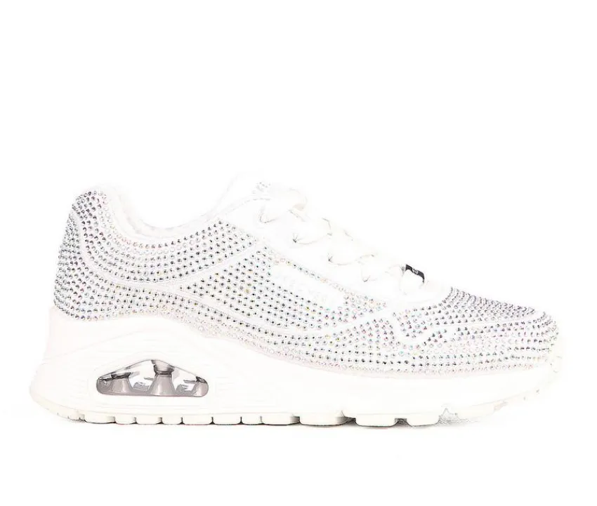Skechers Street Athletics & Sneakers|Athletics & Sneakers>Girls' Little Kid & Big Kid Uno Gen1 Disco Rave Lace-Up Sneakers