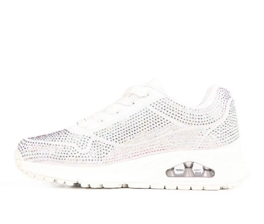 Skechers Street Athletics & Sneakers|Athletics & Sneakers>Girls' Little Kid & Big Kid Uno Gen1 Disco Rave Lace-Up Sneakers