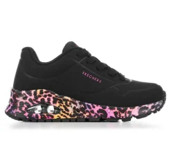 Skechers Street Athletics & Sneakers|Athletics & Sneakers>Girls' Street Uno Gen 1 Cheetah 11-7 Sneakers