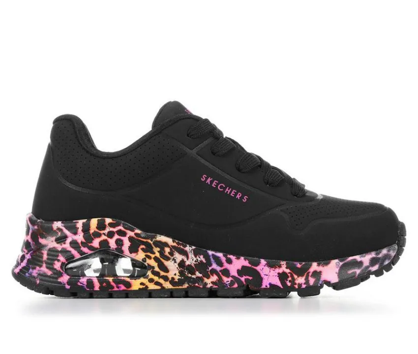 Skechers Street Athletics & Sneakers|Athletics & Sneakers>Girls' Street Uno Gen 1 Cheetah 11-7 Sneakers