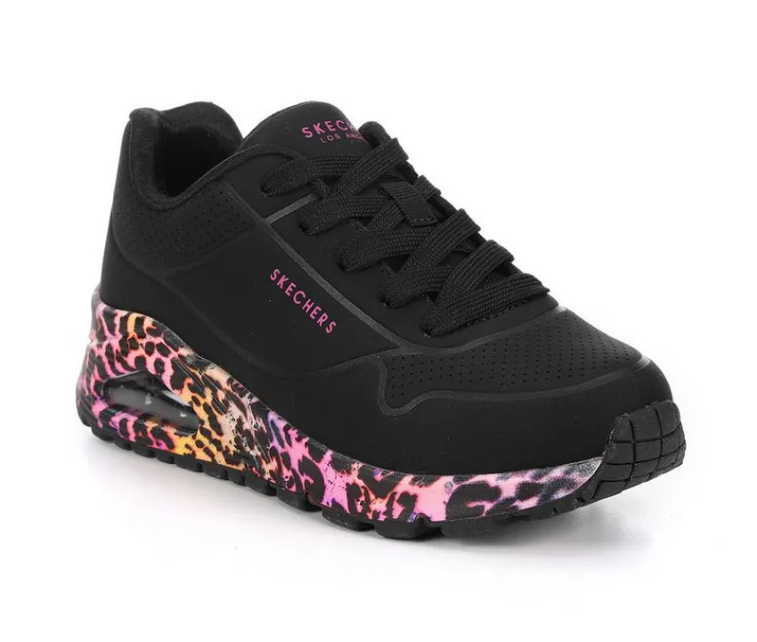 Skechers Street Athletics & Sneakers|Athletics & Sneakers>Girls' Street Uno Gen 1 Cheetah 11-7 Sneakers
