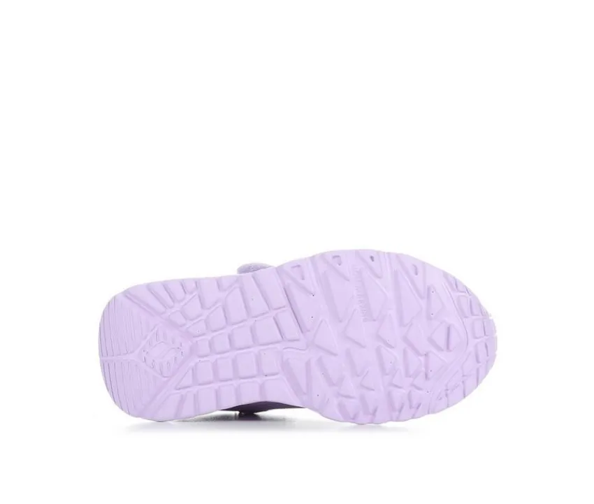 Girls' Toddler Uno Lite Heart Sneakers|Skechers Street Best