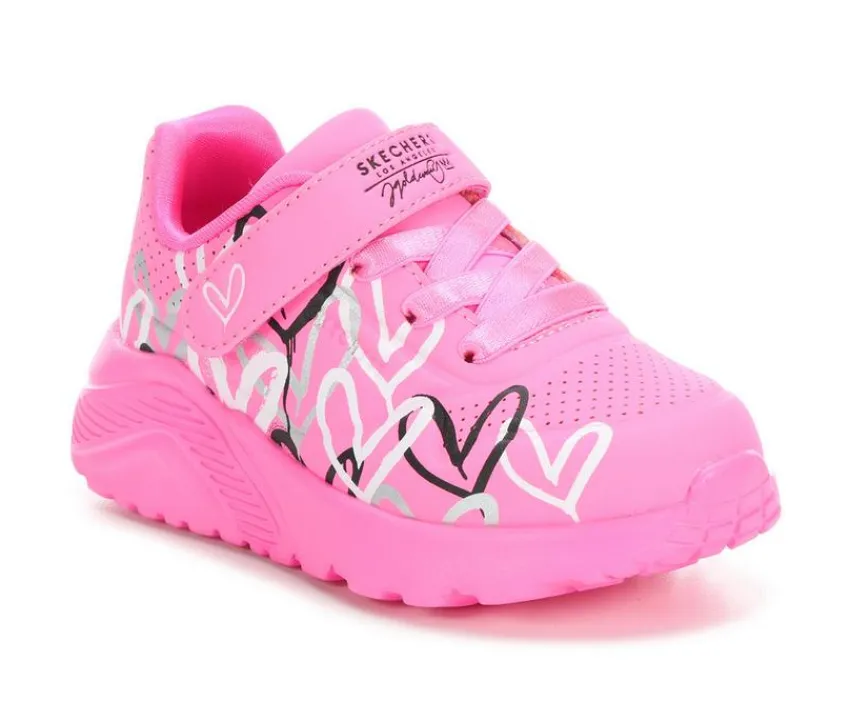 Skechers Street Athletics & Sneakers|Athletics & Sneakers>Girls' Toddler Uno Lite Heart Sneakers