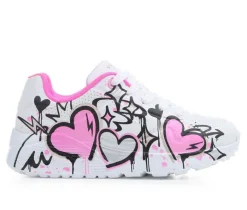 Girls' Uno Lite Graffiti 11-7|Skechers Street Clearance