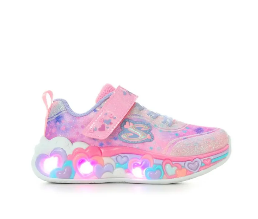 Girls' Toddler Eternal Heart Lights Light-Up Shoes|Skechers Sale