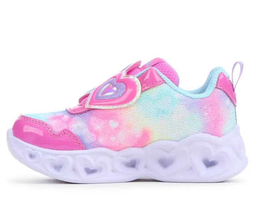 Skechers Athletics & Sneakers|Casual>Girls' Toddler Heart Lights Lovely Light-Up Shoes