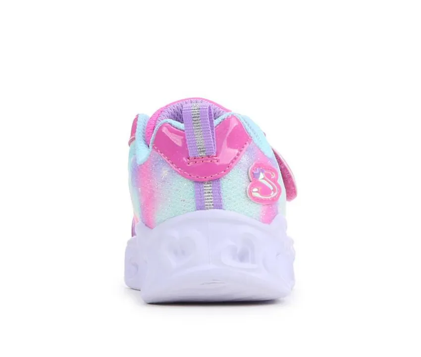 Skechers Athletics & Sneakers|Casual>Girls' Toddler Heart Lights Lovely Light-Up Shoes
