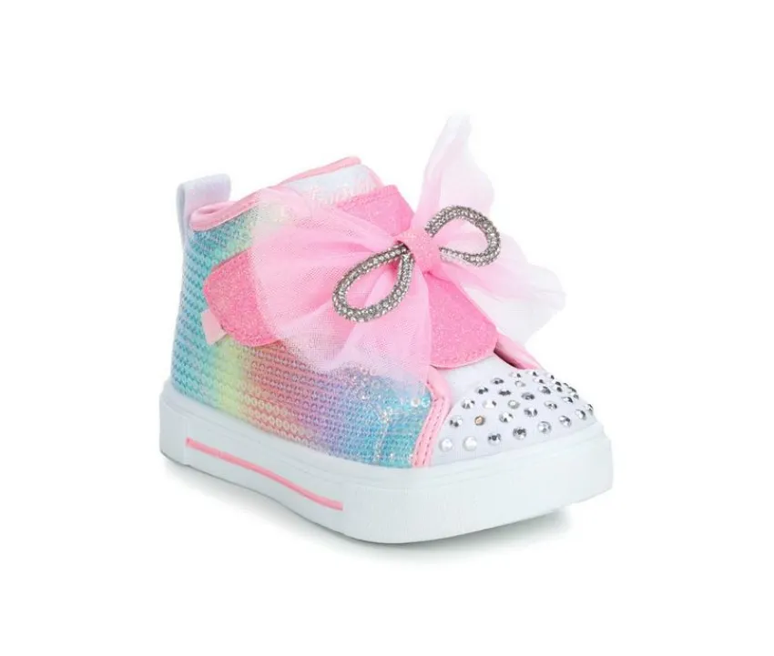 Girls' Toddler Twinkle Sparks Ombre Bow Sneakers|Skechers Clearance