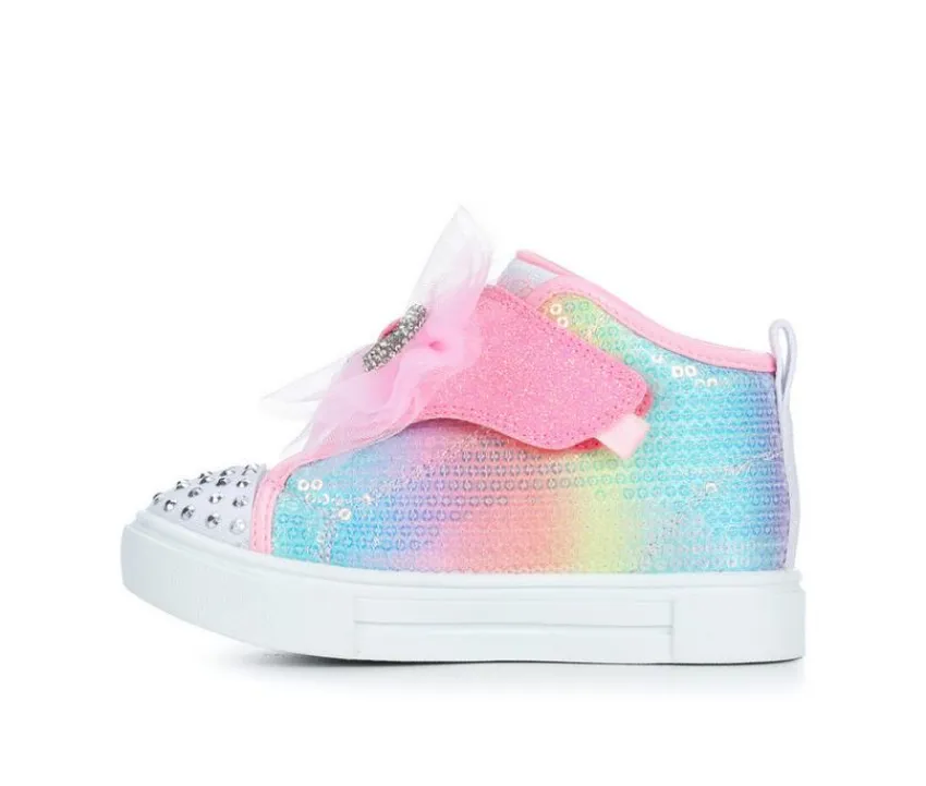 Girls' Toddler Twinkle Sparks Ombre Bow Sneakers|Skechers Clearance