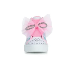 Girls' Toddler Twinkle Sparks Ombre Bow Sneakers|Skechers Clearance