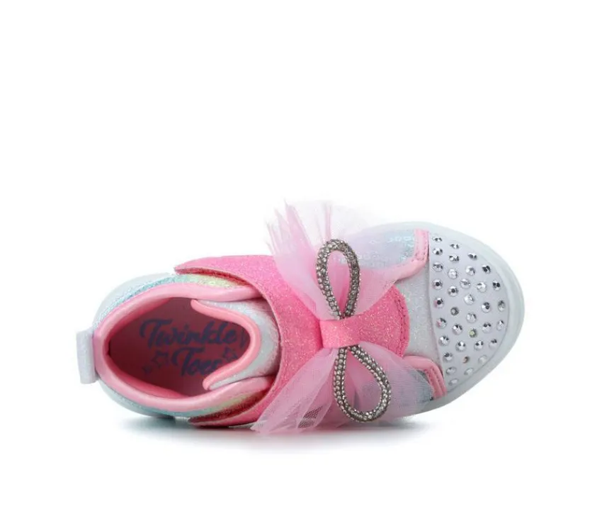 Girls' Toddler Twinkle Sparks Ombre Bow Sneakers|Skechers Clearance