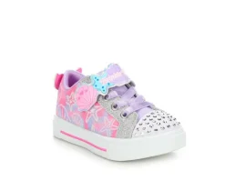 Skechers Casual|Toddler (Sizes 4.5-10)>Girls' Toddler Twinkle Sparks Mermaid Light-Up Shoes