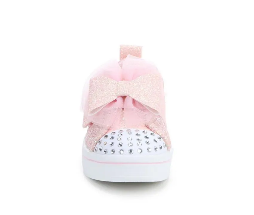 Girls' Toddler Twinkle Lites 2.0 Bow Light-Up Sneakers|Skechers Clearance