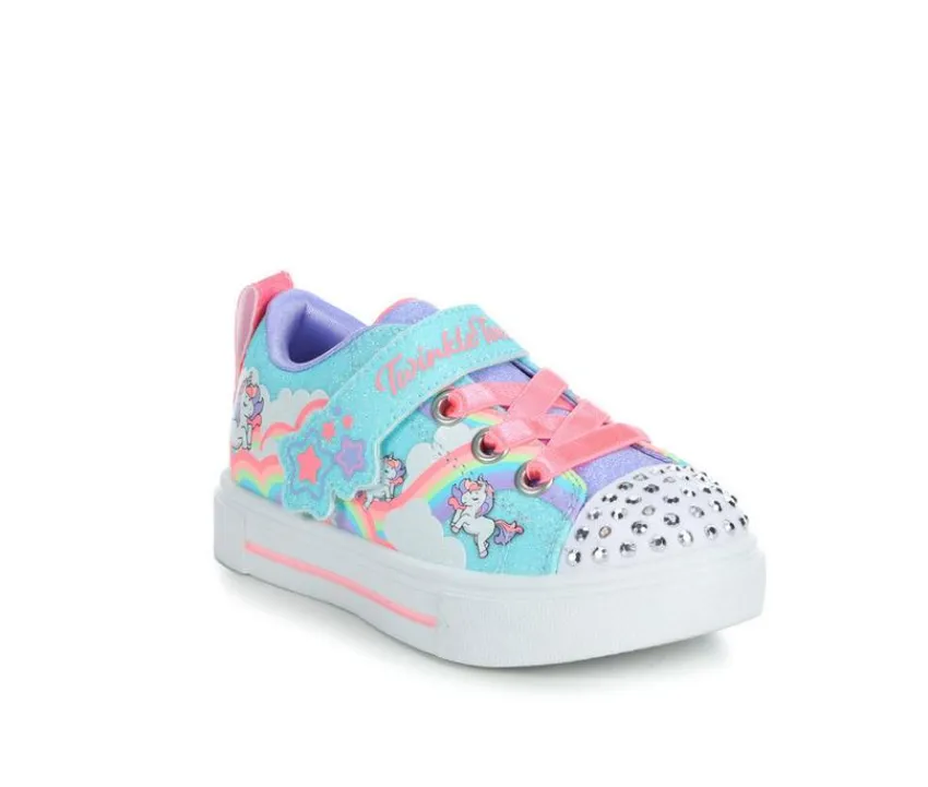 Skechers Athletics & Sneakers|Casual>Girls' Toddler Twinkle Sparks Twinkle Toes Light-Up Sneakers