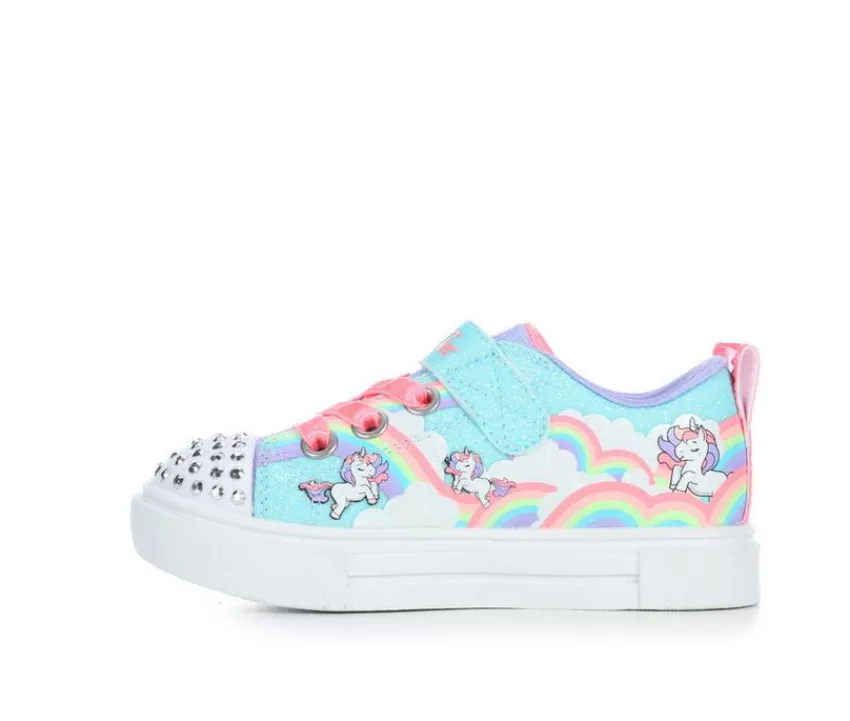 Skechers Athletics & Sneakers|Casual>Girls' Toddler Twinkle Sparks Twinkle Toes Light-Up Sneakers