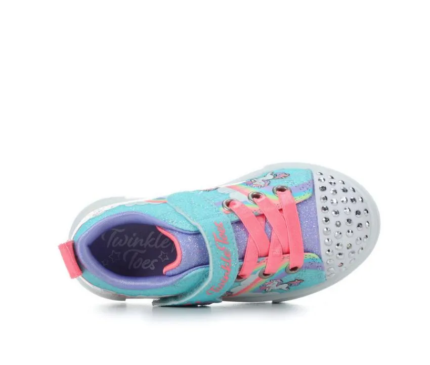 Skechers Athletics & Sneakers|Casual>Girls' Toddler Twinkle Sparks Twinkle Toes Light-Up Sneakers