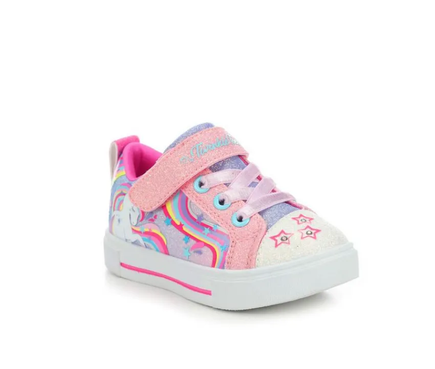 Girls' Toddler Twinkle Sparks Unicorn High-Top Sneakers|Skechers Discount