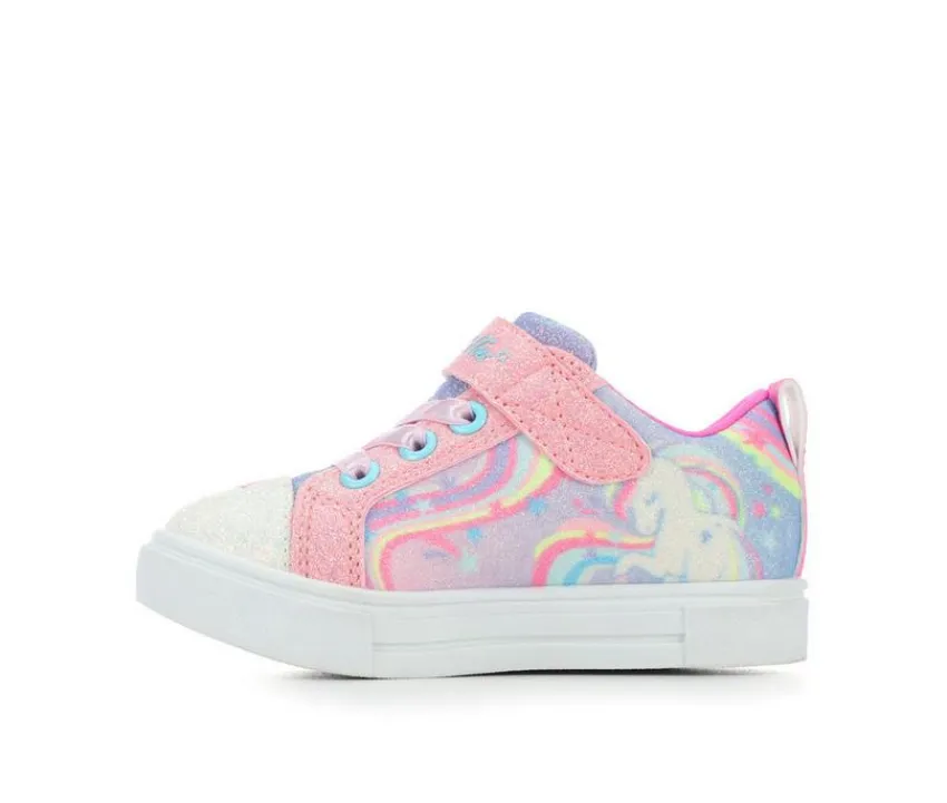 Girls' Toddler Twinkle Sparks Unicorn High-Top Sneakers|Skechers Discount