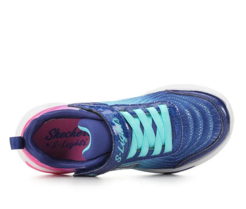 Skechers Athletics & Sneakers|Casual>Girls' Wavy Beams Girls 10.5-4 Light-Up Shoes