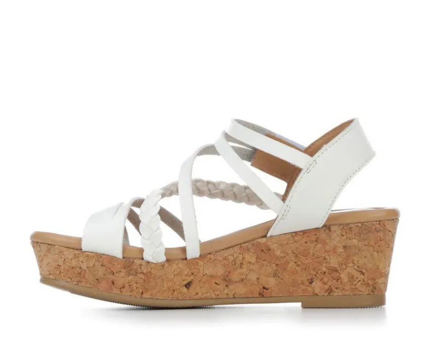 Soda Sandals|Dress>Girls' Little Kid & Big Kid Whitney Wedge Sandals