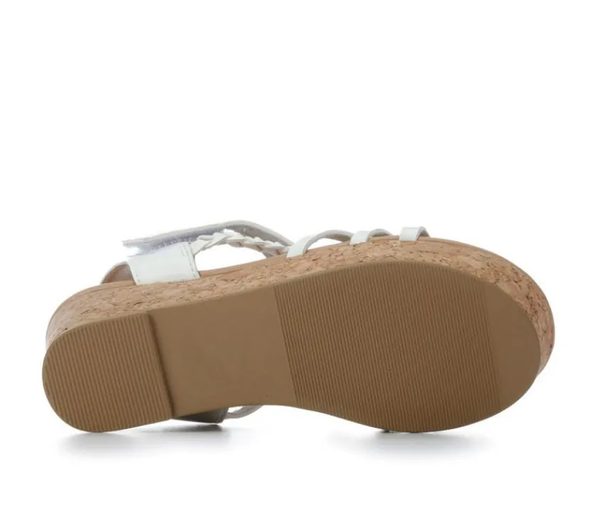 Soda Sandals|Dress>Girls' Little Kid & Big Kid Whitney Wedge Sandals