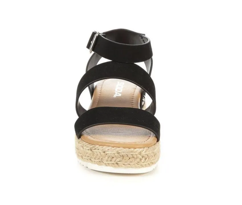 Girls' Little Kid & Big Kid Theme Platform Sandals|Soda Online