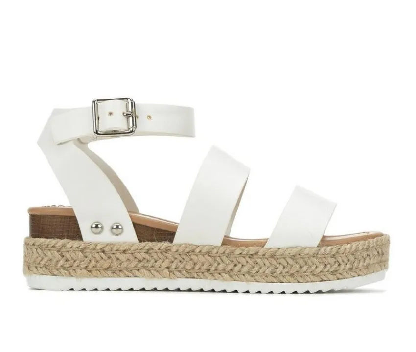 Girls' Little Kid & Big Kid Theme Platform Sandals|Soda Outlet