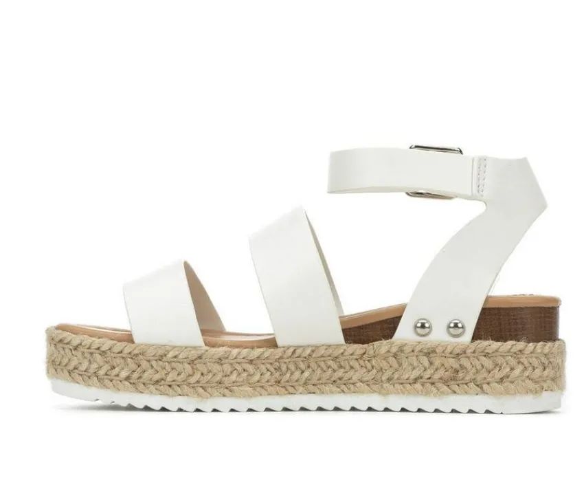 Girls' Little Kid & Big Kid Theme Platform Sandals|Soda Outlet