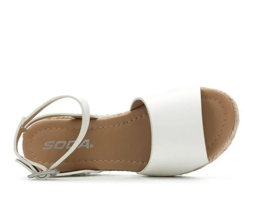 Soda Sandals|Dress>Girls' Little Kid & Big Kid Topic Platform Sandals