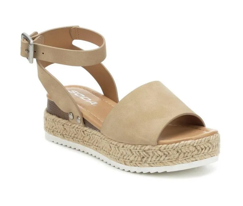 Soda Sandals|Dress>Girls' Little Kid & Big Kid Topic Platform Sandals