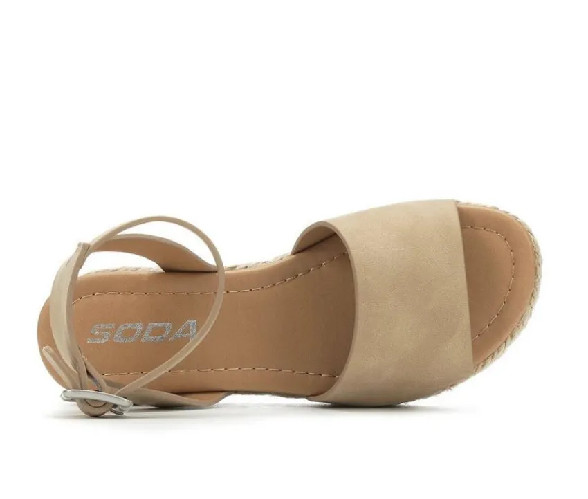 Soda Sandals|Dress>Girls' Little Kid & Big Kid Topic Platform Sandals