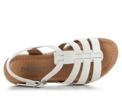 Girls' Little Kid & Big Kid Trader Wedge Sandals|Soda