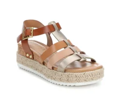 Girls' Little Kid & Big Kid Trader Wedge Sandals|Soda Discount
