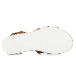 Girls' Little Kid & Big Kid Trader Wedge Sandals|Soda Discount