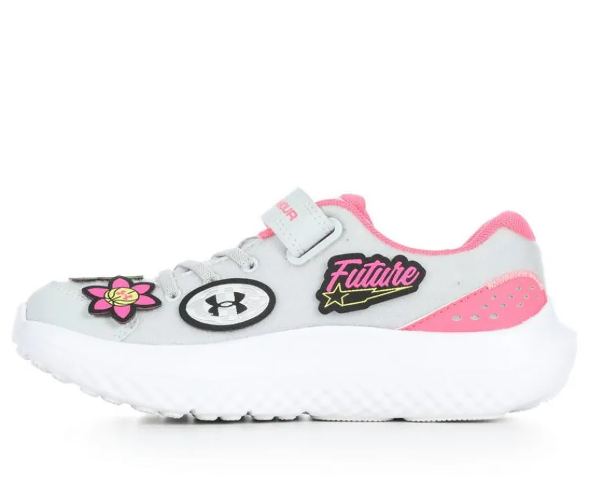 Under Armour Athletics & Sneakers|Athletics & Sneakers>Girls' Little Kid Surge 4 Patches Running Shoes