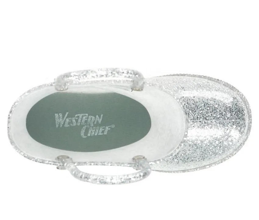 Western Chief Boots|Boots>Girls' Little Kid Glitter Rain Boots