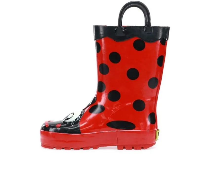 Western Chief Boots|Big Kid (Sizes 3.5-7)>Girls' Little Kid & Big Kid Ladybug Rain Boots