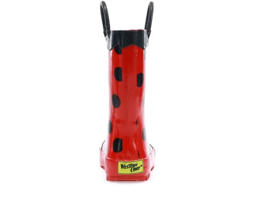 Western Chief Boots|Big Kid (Sizes 3.5-7)>Girls' Little Kid & Big Kid Ladybug Rain Boots