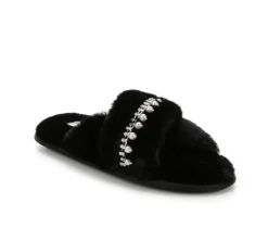 Jessica Simpson Slippers|Slippers>Pearl Fringe Cross Slide