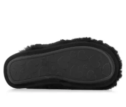 Women's Plush Scuff Slippers|Jessica Simpson Sale