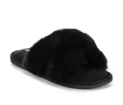 Jessica Simpson Slippers|Slippers>Women's Plush Cross Slide