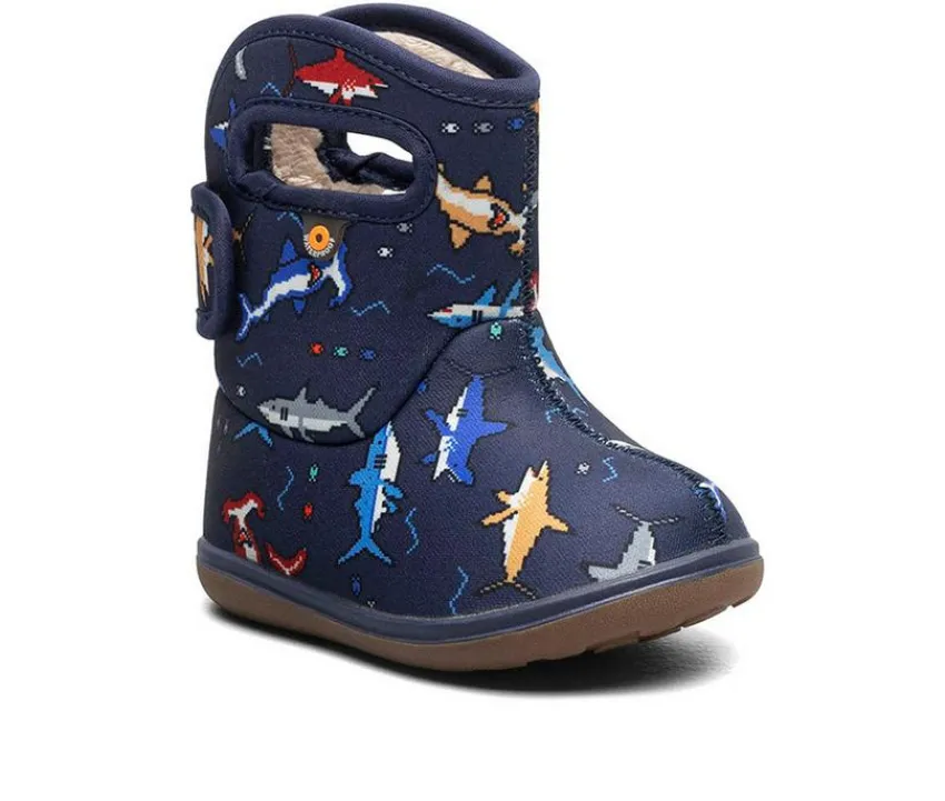 Kids' Little Kid & Big Kid Bogg Pixel Shark Rain Boots|Bogs Footwear Sale