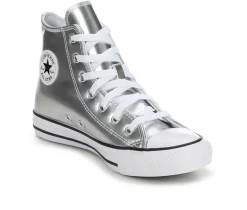 Converse Athletics & Sneakers|Athletics & Sneakers>Kids' Big Kid Chuck Taylor All Star Metallic High-Top Sneakers