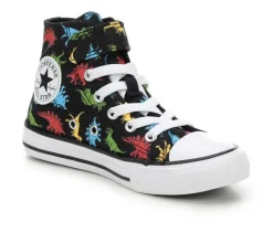 Kids' Little Kid Chuck Taylor All Star Dino Mid-Top Sneakers|Converse Best