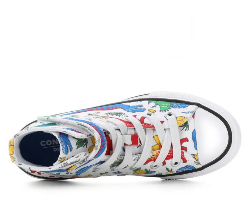 Kids' Little Kid Chuck Taylor All Star Dino Mid-Top Sneakers|Converse