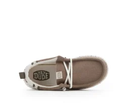 Kids' Little Kid & Big Kid Wally Craft Linen Casual Shoes|HEYDUDE Online
