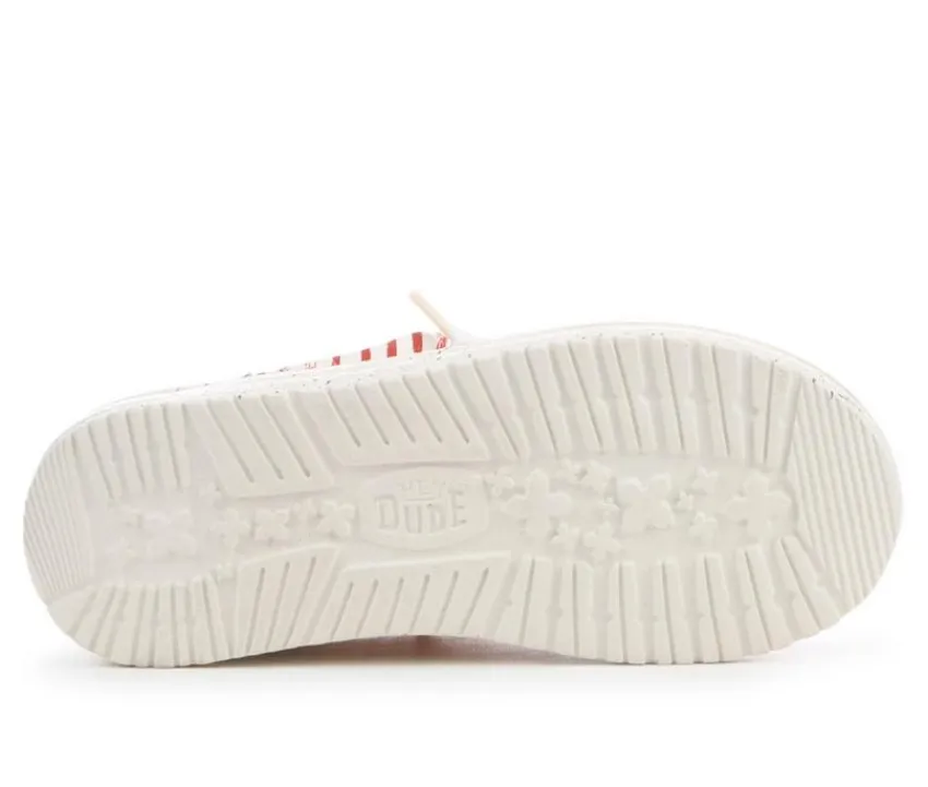 Kids' Little Kid & Big Kid Wallly Funk Americana Stars Casual Shoes|HEYDUDE New